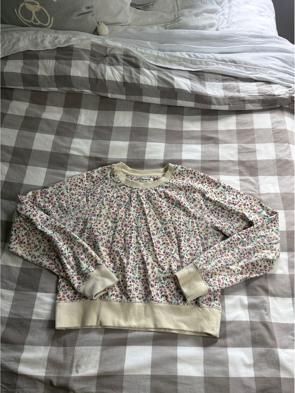 Women's Crew Neck Sweatshirt | Hurley | Size Medium
